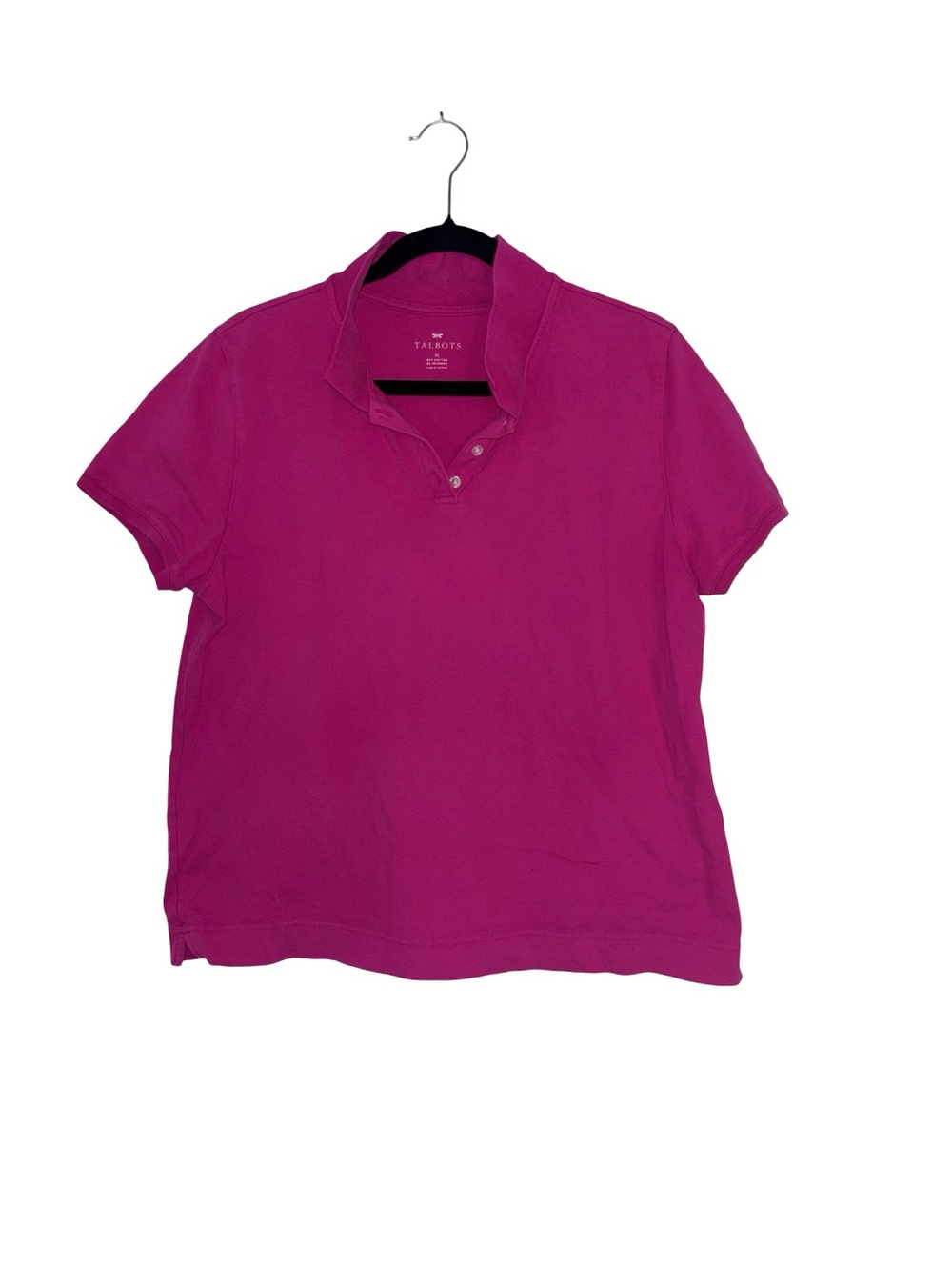 Talbots Women’s XL Pink Polo Shirt - Golf, Pickleball, Tennis